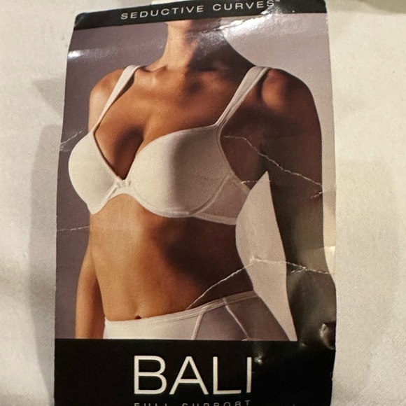 Bali Plunging Underwire Bra, Size 40D Brown, Leopard Print, Smooth Foam Cups NWT - Picture 3 of 10